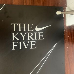Kyrie footlocker poster. In good condition